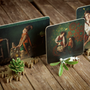 Base de madera Especial Navidad